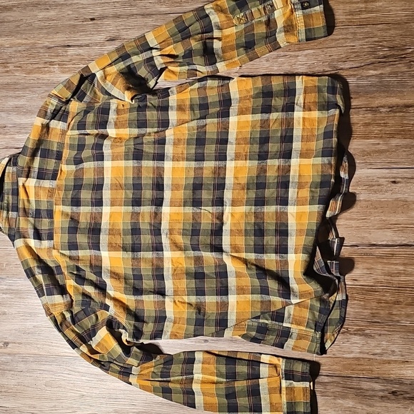 Carhartt Mens Rugged Flex Plaid Flannel Heavy Duty Long Sleeve Shirt XL - Picture 5 of 5